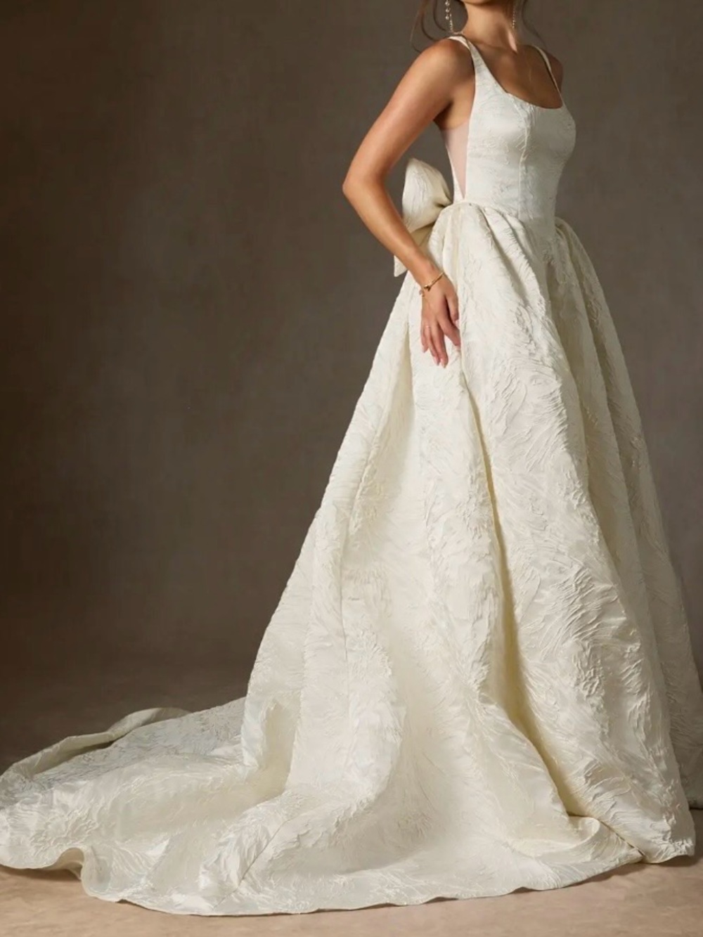 Azazie Skylin Jacquard Wedding Dress